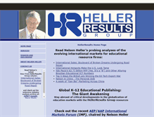 Tablet Screenshot of hellerresults.com